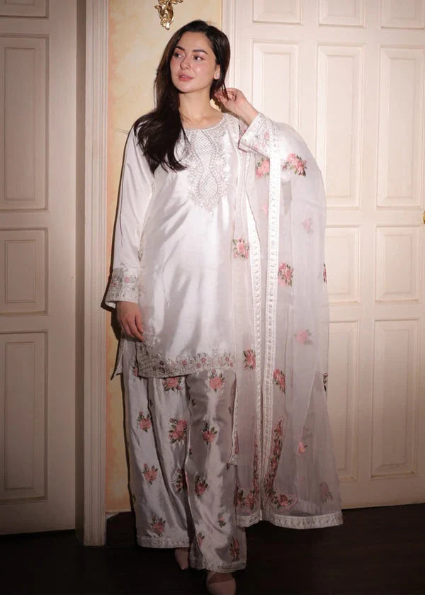 Viral Farshi  Suit (Floral Embroidery)